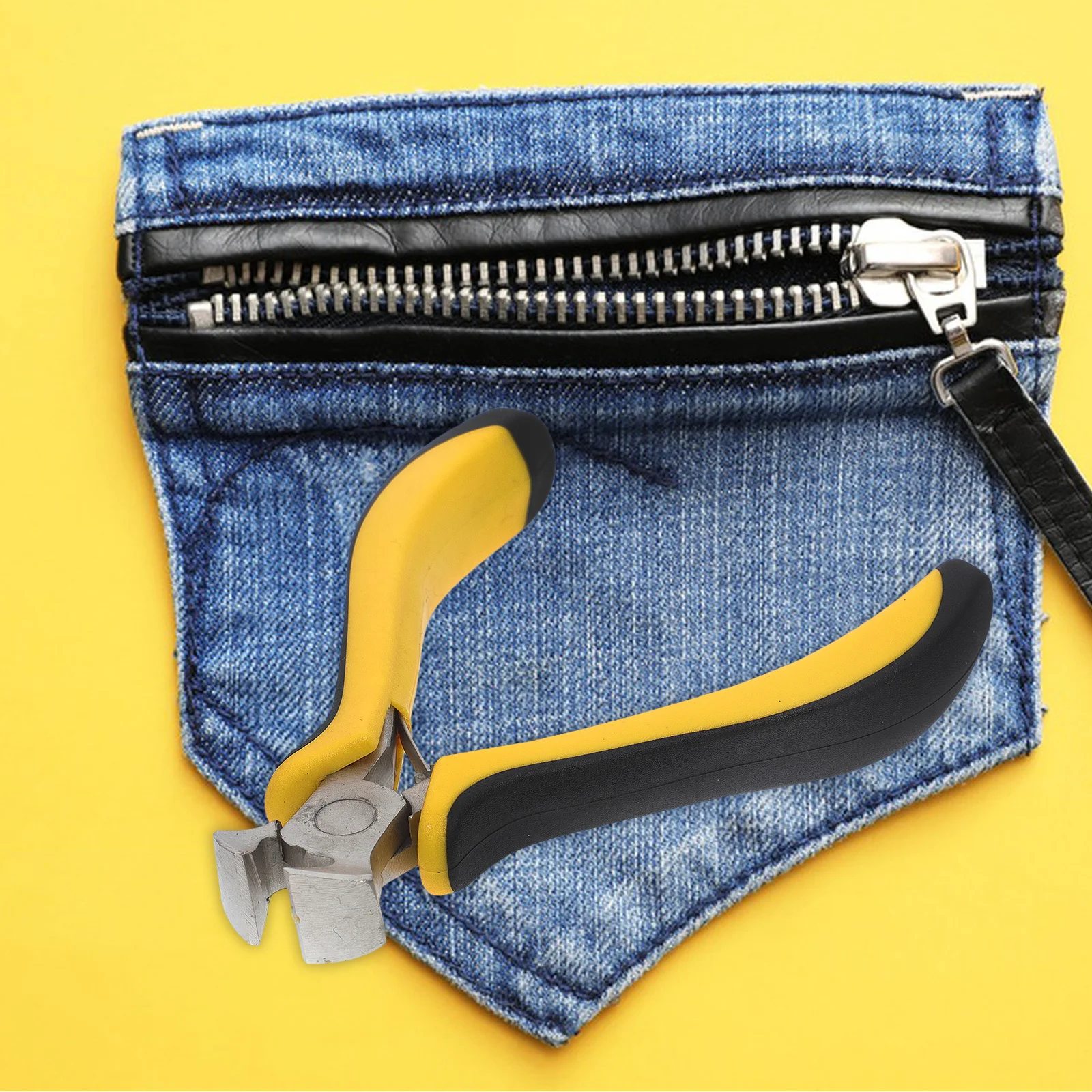 

Metal Pliers Heavy Duty Tool Steel Zipper Repair Tool Fix Split Tracks Broken Sliders Missing Teeth for Jackets Bags Luggage