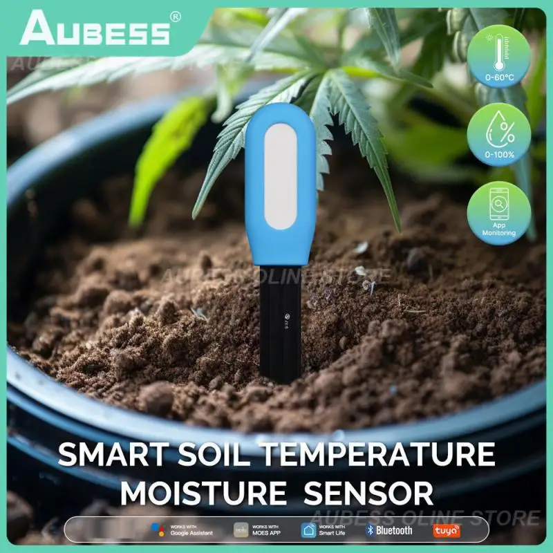 

High Sensitivity Soil Smooth Texture Convenient Data Stability Temperature Remote Soil Monitoring Smart Gardening