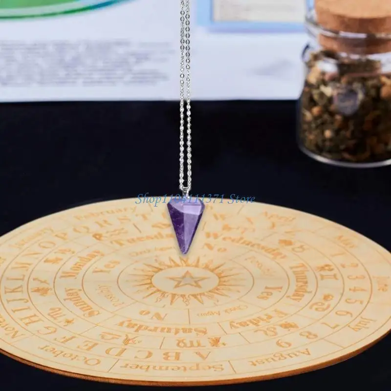 P9FC High Precise Coppers Divining Rods with Pendulum for Water Witching, Treasure Ghostly Detection Divining Tool