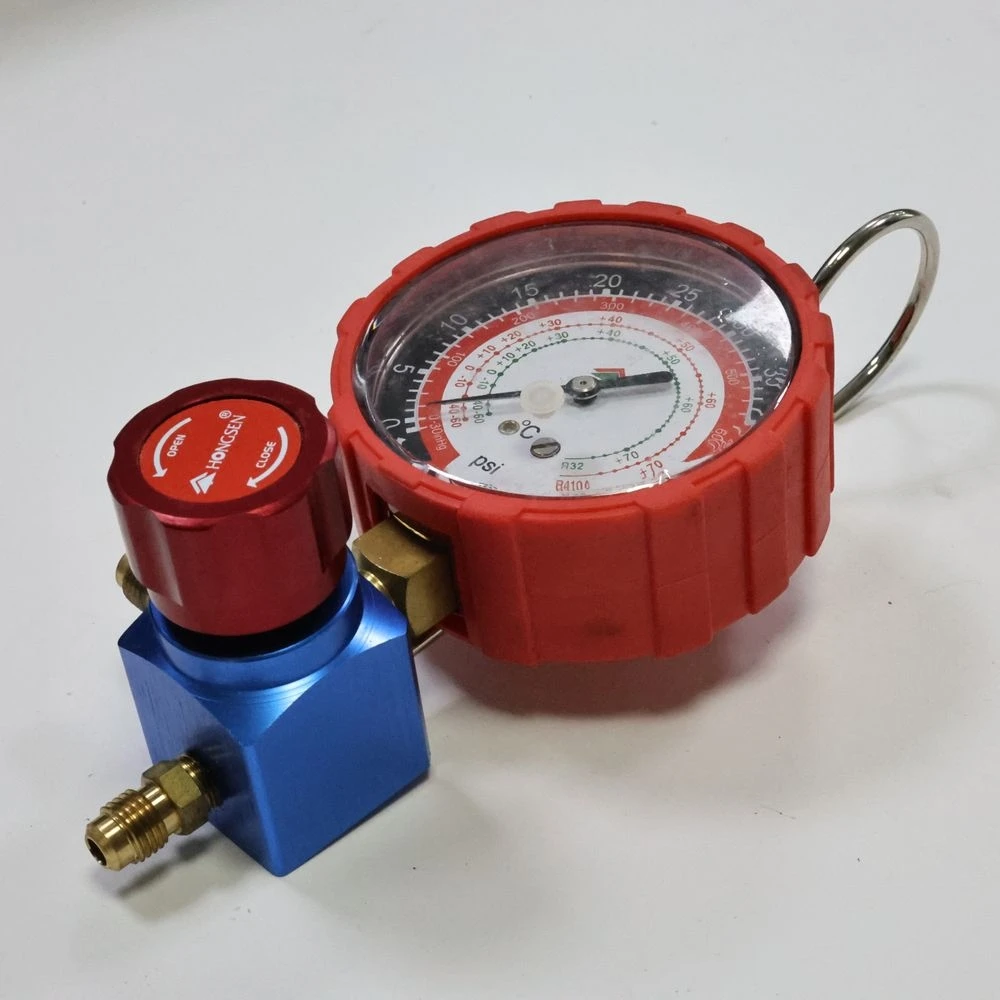 Kältemittel-Manometer, Manometer, Klimaanlage, Manometer, Manometer und Ventil, Manometer für R32 R410A HS-468AH