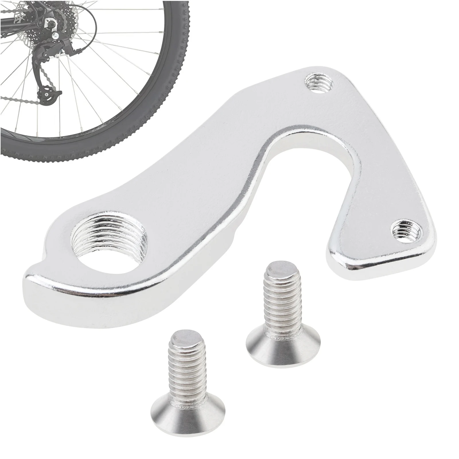 AliExpress NONE Aluminum Alloy Universal Hanging Tail Rear Hook Bicycle Derailleur Hanger Bike Replacement with Screws