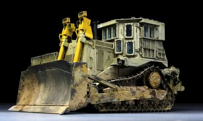 Meng Model SS-002 1/35 D9R Doobi armored bulldozer - Scale Model Kit