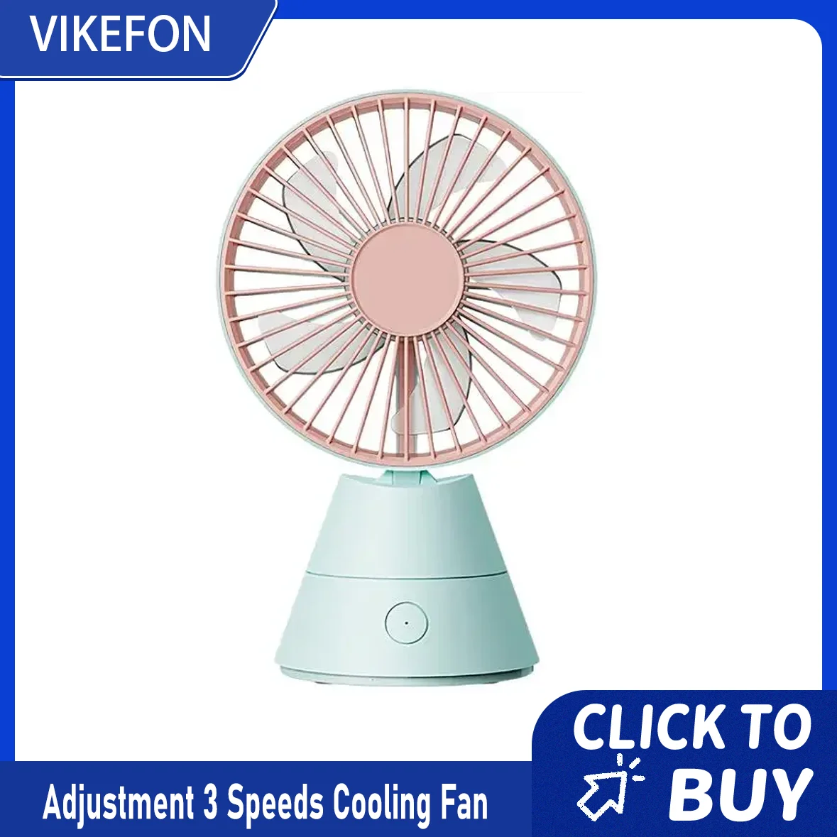 

Настольные вентиляторы 2025 с регулировкой встряхивания головы, 3 скорости, охлаждающий вентилятор, легкий, многофункциональный, необходимый для офисного стола для пикника, прикроватная тумбочка