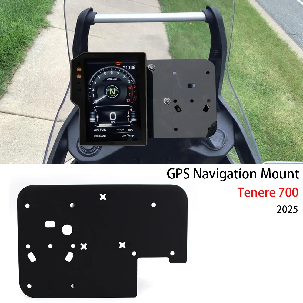 

For Yamaha Tenere700 2025 GPS Stabiliser Navigation Tenere700 TFT Holder Dashboard Replacement Kit Multifunction Display Base