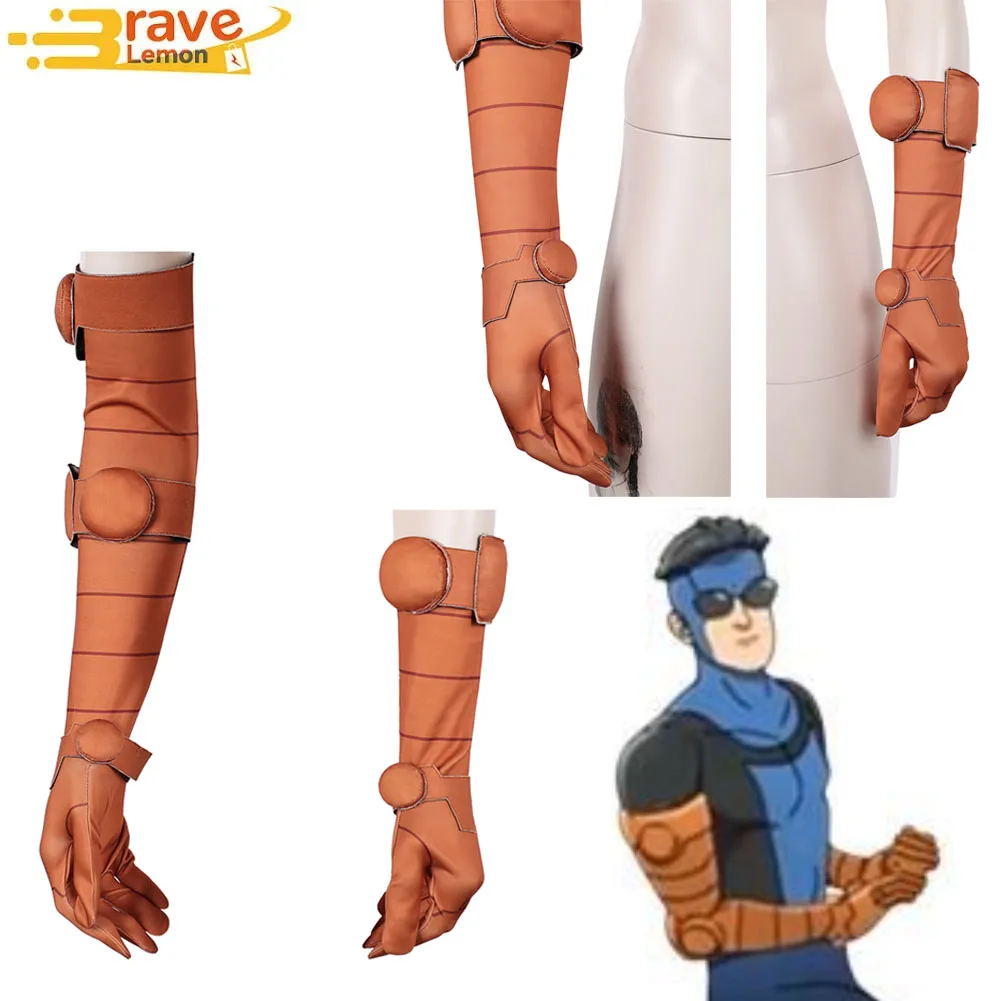 

Anime Invincible Mark Grayson Gloves Cosplay Costume Accessories for Men Fantasia Disfraz Props Halloween Carnival Party Suit