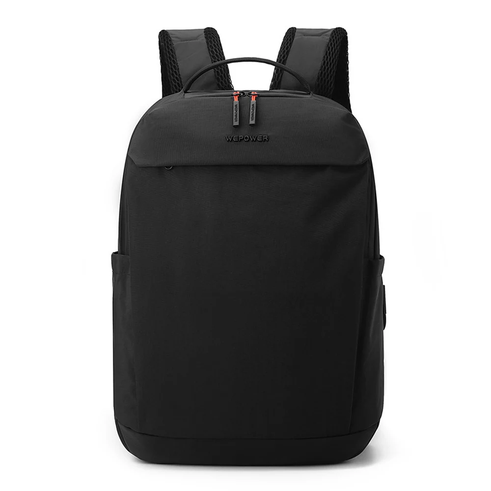 CFUN YA Men 15.6 Inch Laptop Backpack with Water Resistant Nylon Fabric Padded Back Multiple Pockets and Luggage Sleeve for Work