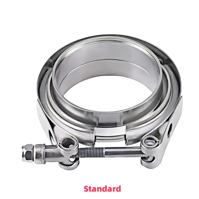 For 304 Stainless Steel Universal V Band Clamp Kits Turbo Exhaust Pipe Male Female Flange V Clamp Premium Quality Vband Clamps