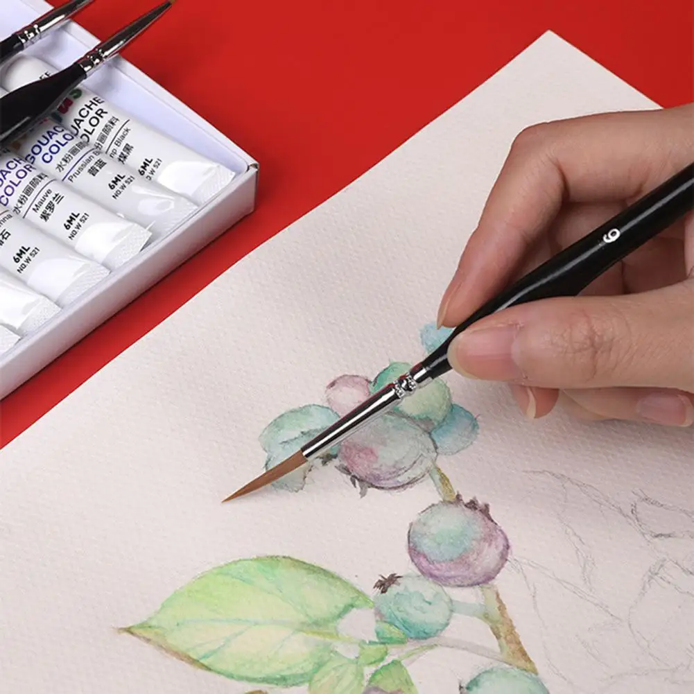 Набор кистей для рисования мелких деталей, набор кистей для рисования по номерам, миниатюрные кисти с синтетической нейлоновой щетиной для изобразительного искусства