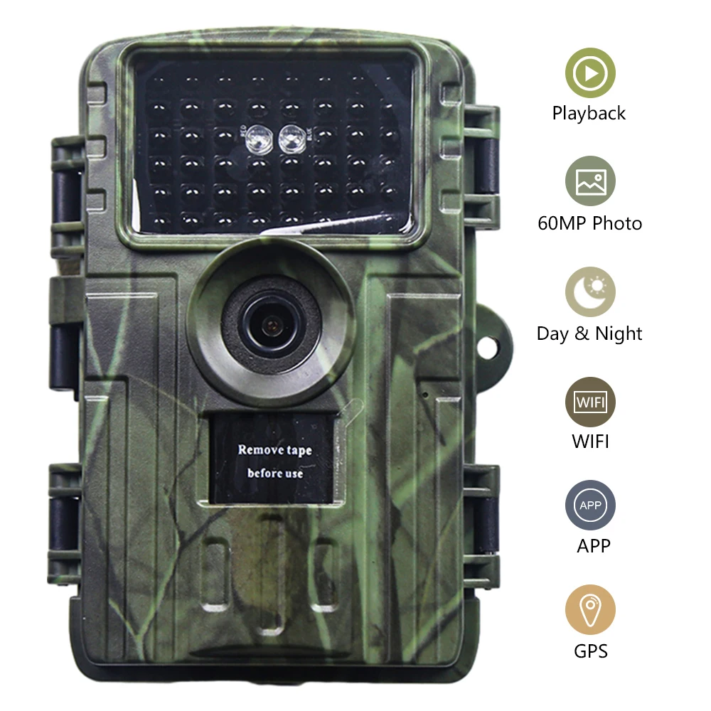 Best budget 4K Video trail Camera IP66 water proof day and night used PIR monitoring backyard security camera, animal camera