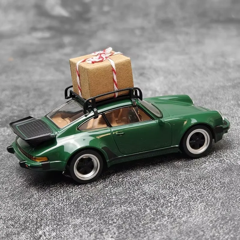 NOREV Diecast 1:43 Christmas Edition 911 Turbo 1978 Alloy Car Model Static Collection Decorated Holiday Gifts Toys