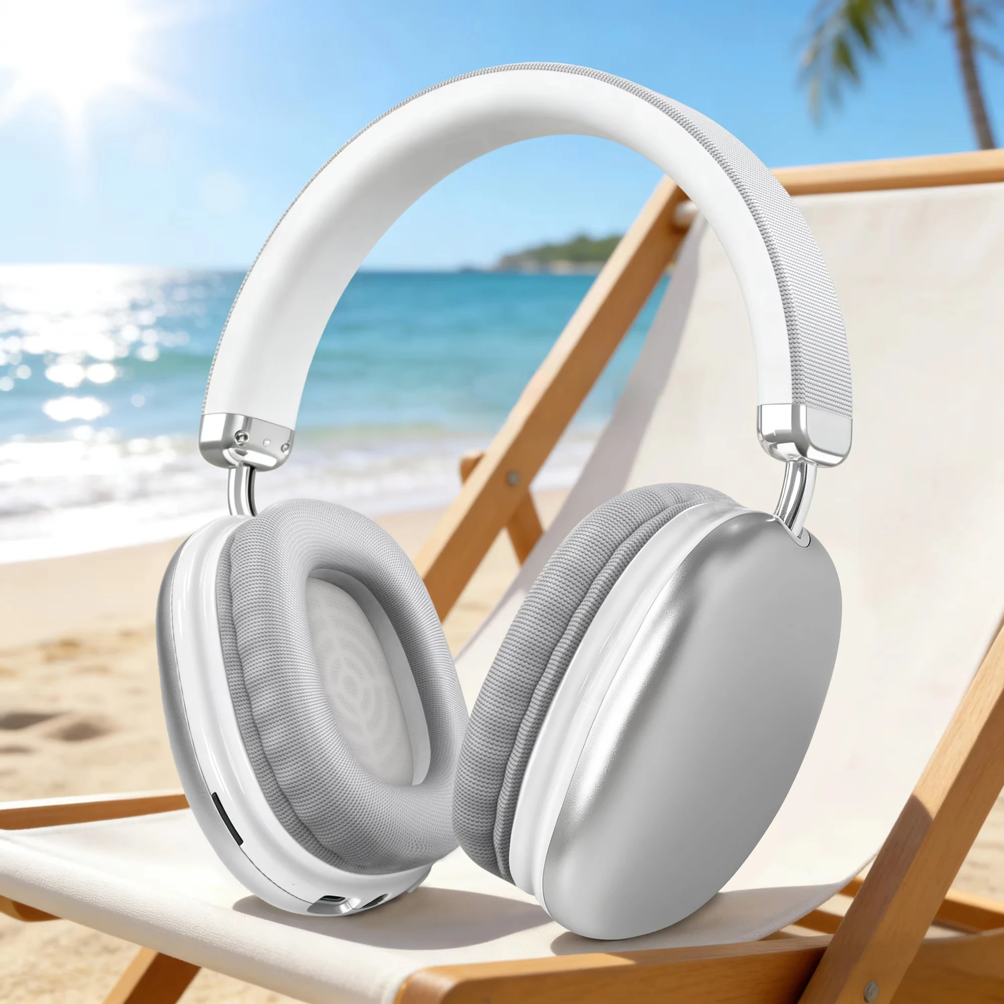 auriculares bluetooth de diadema chip inteligente 53 bateria de larga duracion baja latencia auriculares inalambricos hifi para musica y juegos ideales para viajes y trabajo