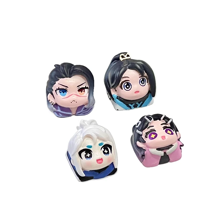 

Varolant Anime Keycaps Sage Jett Custom Keycaps for Mechanical Keyboard Caps Resin Keycap Anime Figure Ornaments PC Gamer Gifts