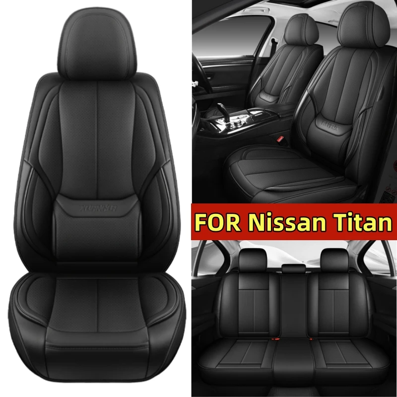 

FOR Nissan Titan Car seat cover high-end PU leather comfortable waist-fixed full-wrap seat cover waterproof wear-resistant