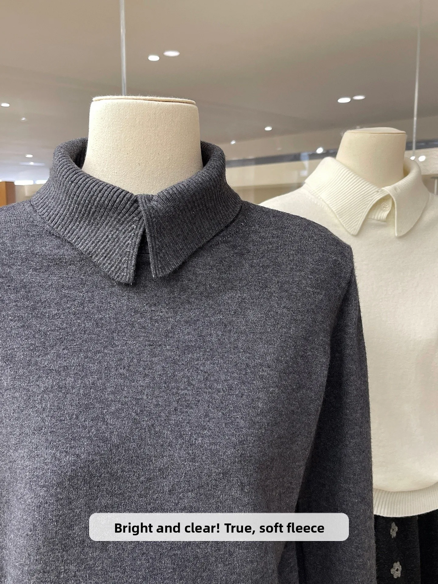 Maglieria invernale Faion Camere Lungo Sve Pendolarismo Versatile Colore puro Morbido e delicato sulla pelle Top da donna Coreano Sle Loose Fit