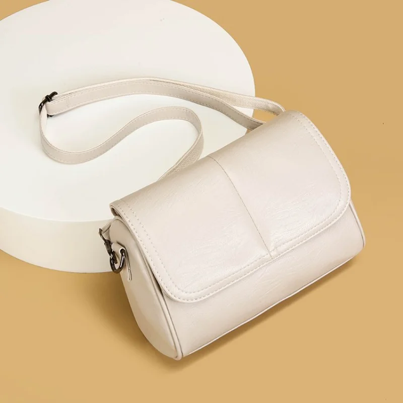 

Модная женская кожаная сумка через плечо Сумка-мессенджер с мягким ремешком Дизайнерская мода