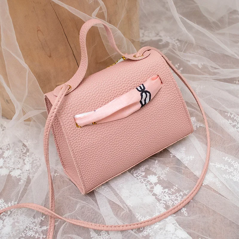 2024 New Women Ribbon PU Leather Bow Decor Mini Flap Hangbag Ladies Fashion Wallet Shoulder Messenger Crossbody Bag Totes Wallet