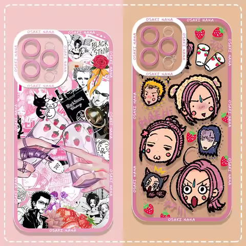 Cute Cartoon Anime Oosaki Nana Phone Case for Samsung Galaxy S22 S23 S24 S25 Ultra 5G S20 S21 FE S10 Plus Clear Soft Cover Shell