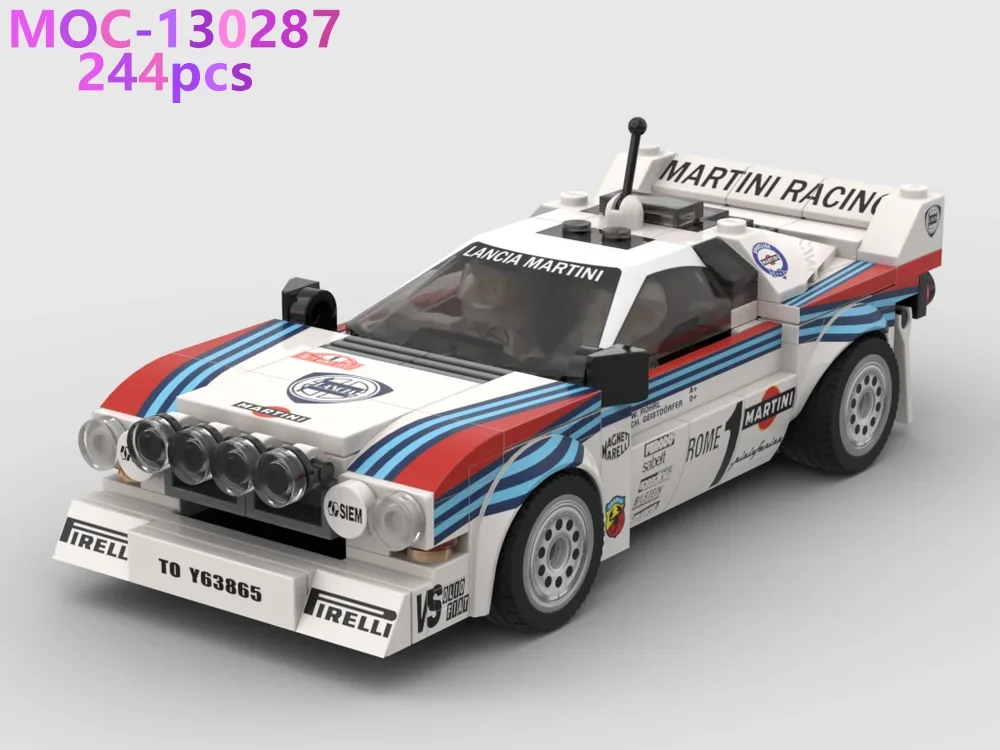 

MOC- 130287 Автомобиль, 244 шт., совместимые строительные игрушечные блоки для детских рождественских подарков