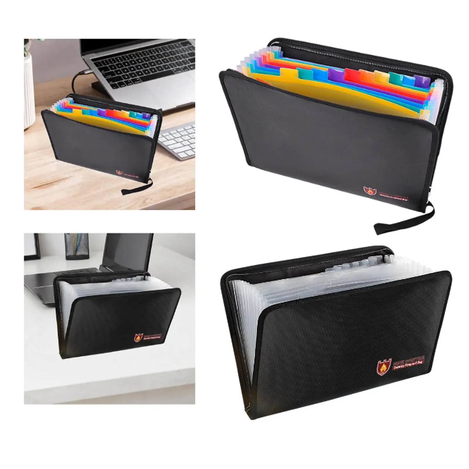 Fireproof Document Bag Money Jewelry 1200 Degree Heat Insulated Fire Proof Money Bag Fire Resistant Safe Envelope Fire Proof Bag