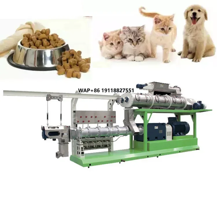 Extruding Dog Food …