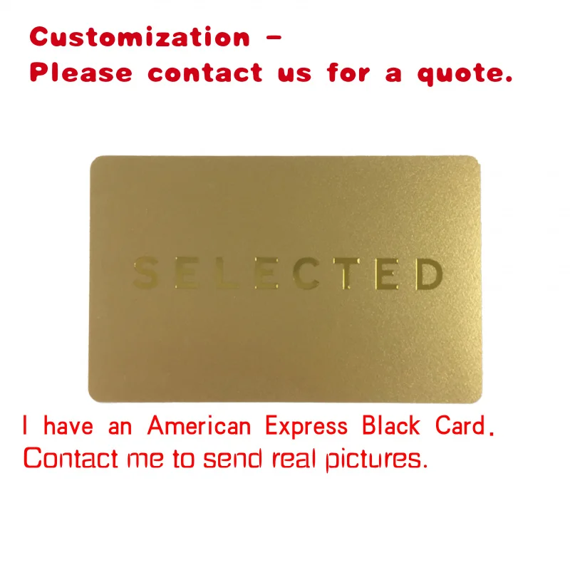 

custom.Customizable 4K NFC Metal Business Card Waterproof 13.56MHz Frequency QR Code RFID Communication Interface CR80