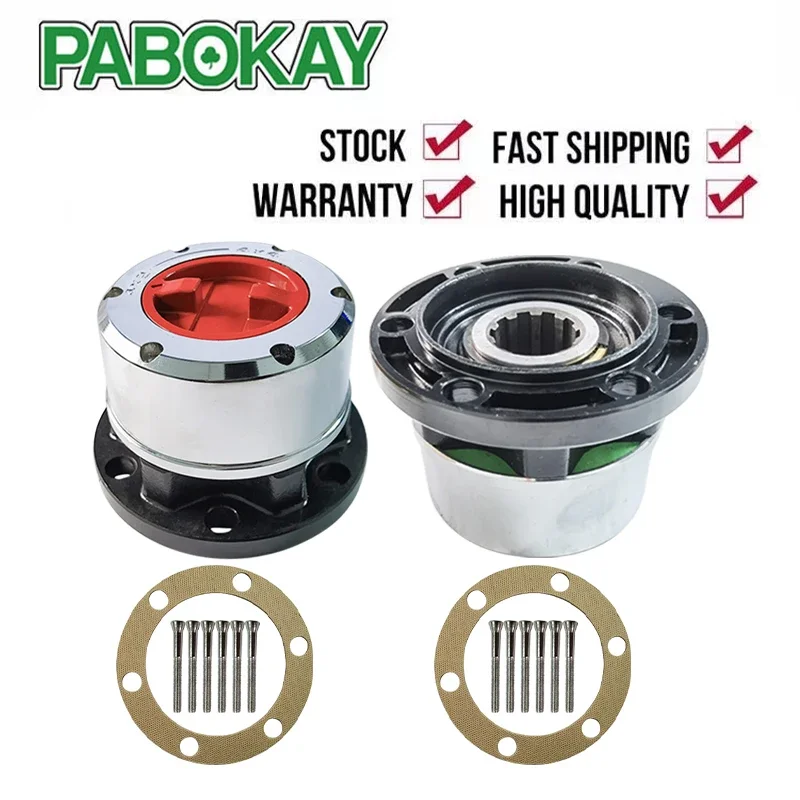 

2 pieces x FOR JEEP Station Pick Up C101 Commando Gladiator Wagoneer Cherokee Scout Free Wheel locking hub B031HP AVM401HP