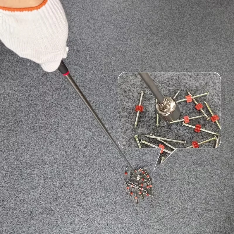 แท่งแม่เหล็กดูดแบบพกพาอเนกประสงค์ พร้อมคลิปหนีบปากกา สำหรับซ่อมรถยนต์