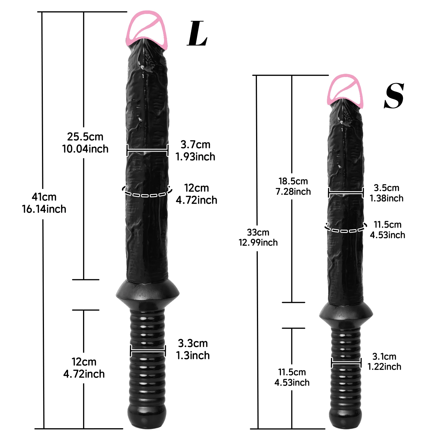 Adult Sex Toys Super Long Dildo with Handle Soft Penis Anal Plug Penetration Anal G-Spot Anal Stimulation Samurai Sword Big Dick - view 4