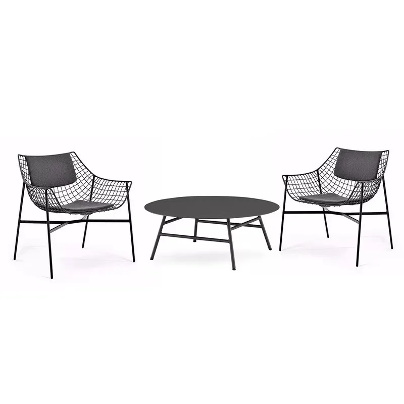 

Nordic outdoor tables and chairs, leisure villa courtyard hotel homestay furniture combination