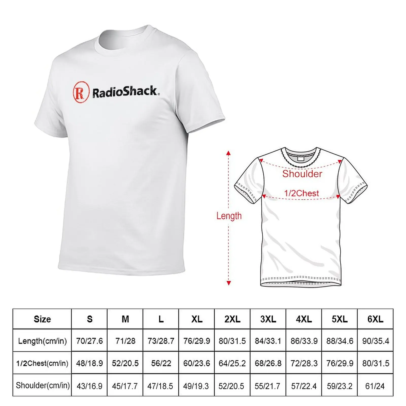 Radio Shack Electronics Store Vintage Logo T-Shirt Quick Dry Outdoor Sports T-Shirt