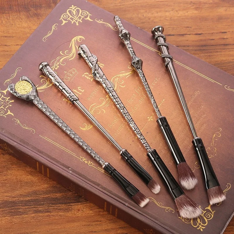 5pcs Movie Surrounding Magic Wand Makeup Brush Tool Set Beauty Makeup Brush Blush Foundation Eye Shadow Highlighter Beauty