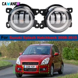 2 X Car Angel Eye LED Fog Light Daytime Running Lamp DRL H11 For Suzuki Splash Hatchback 2008 2009 2010 2011 2012 2013 2014 2015