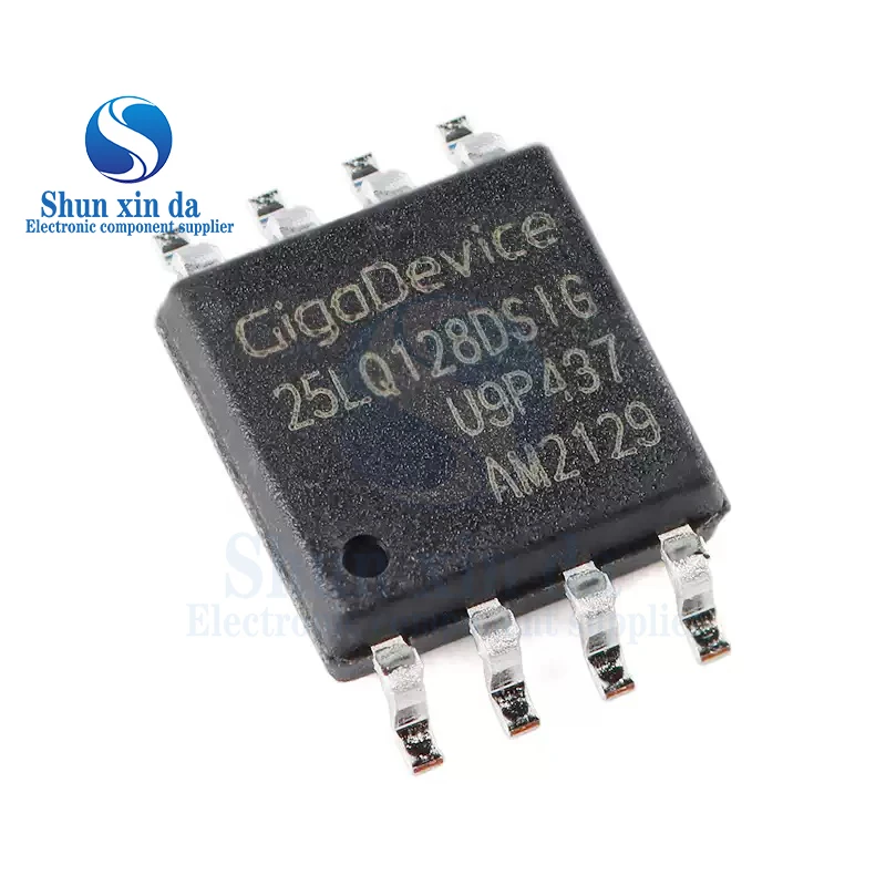 New Original GD25LQ128DSIG 25LQ128DSIG SOP-8 128M-bit 1.8V Flash IC Chip Brand New Authentic