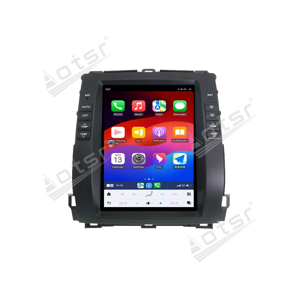 2025,10.4 ''أندرويد 13 لتويوتا برادو 2002-2009 شاشة سيارة تعمل باللمس الملاحة Carplay راديو السيارة DSP مشغل وسائط متعددة كوالكوم #6