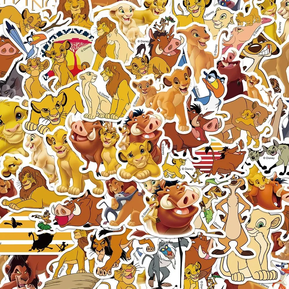 10/30/50 Stück süße Disney Der König der Löwen Simba Aufkleber Cartoon Aufkleber Dekoration Wasserflasche Notizbuch Telefon Graffiti Aufkleber Pack