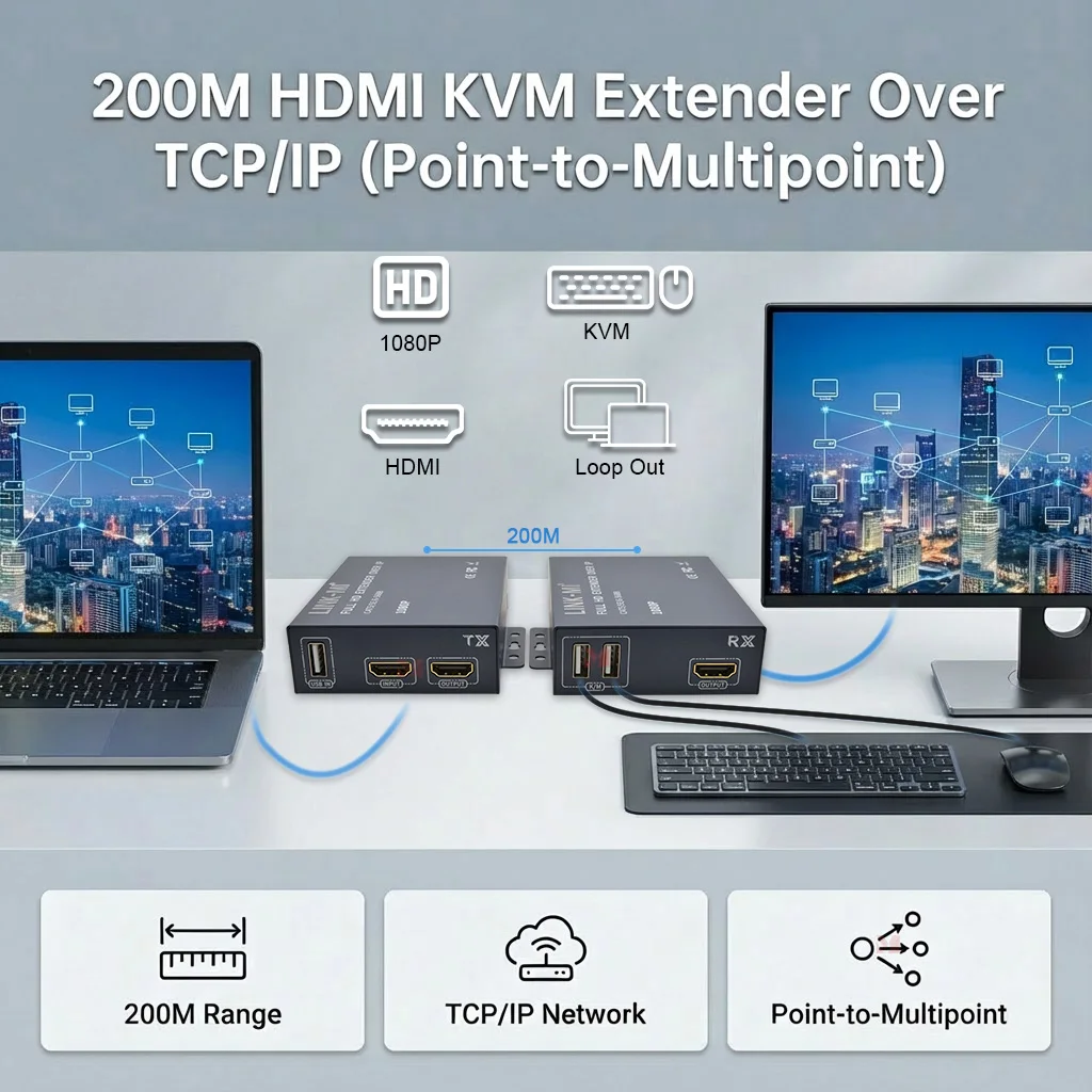 LINK-MI 200M Hdmi K…