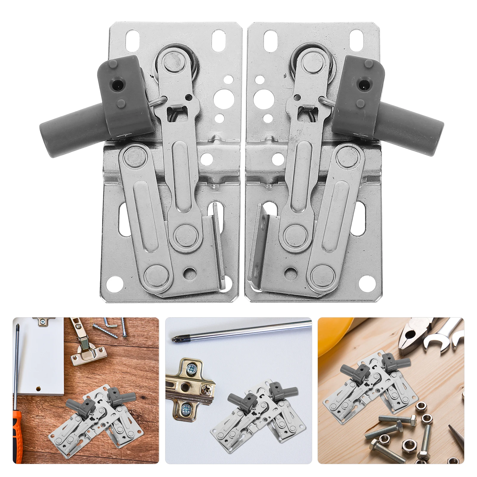 

2pcs Furniture Hinges Durable Degree Downward Soft Close Easy Installation Tip Out Tray Hinges Suitable Shoe Cabinets