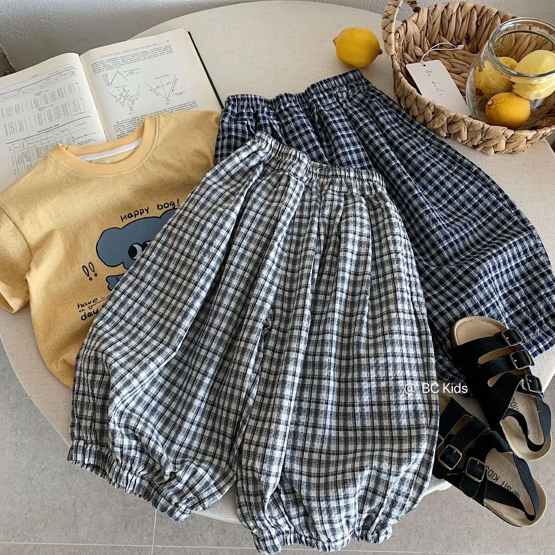 Spring Autumn Baby Boys Girls Cotton Stylish Retro Plaid Lo…