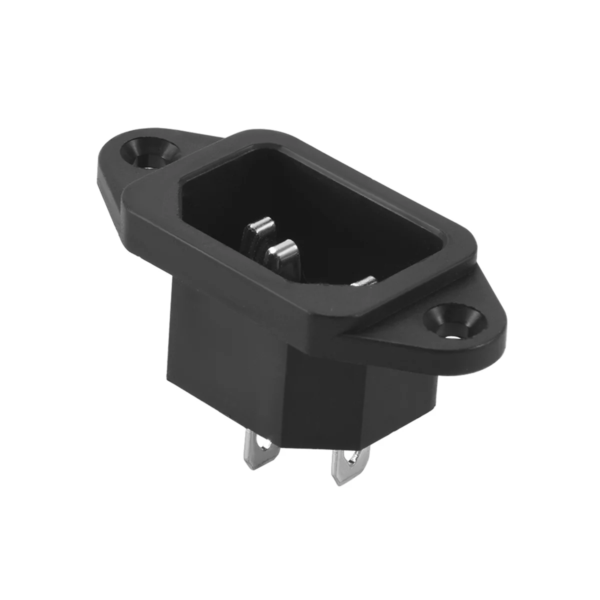 B66C IEC 320 C14 Male Plug 3 Pins PCB Panel Power Inlet Socket Connector