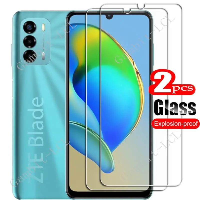 For ZTE Blade A72 4G Tempered Glass Protective On BladeA72 V40Vita BladeV40Vita 6.75Inch Screen Protector SmartPhone Cover Film