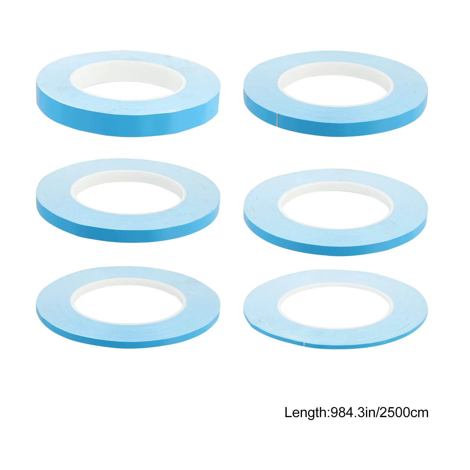 6 لفات شريط حراري مزدوج الجوانب لاصق موصل للوحة التيار المستمر تبديد الحرارة ترانزستور عالي الطاقة والتبريد الإلكتروني