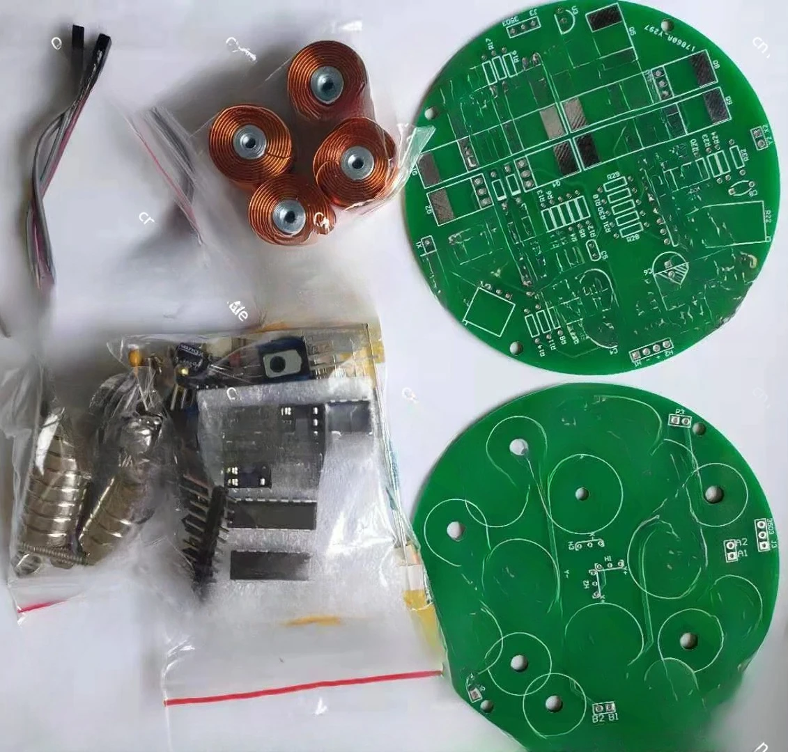 Push Down Magnetic Levitation Kit DIY Suspension Electronic Production Learning, Simulation of Loose Parts and Finished Products