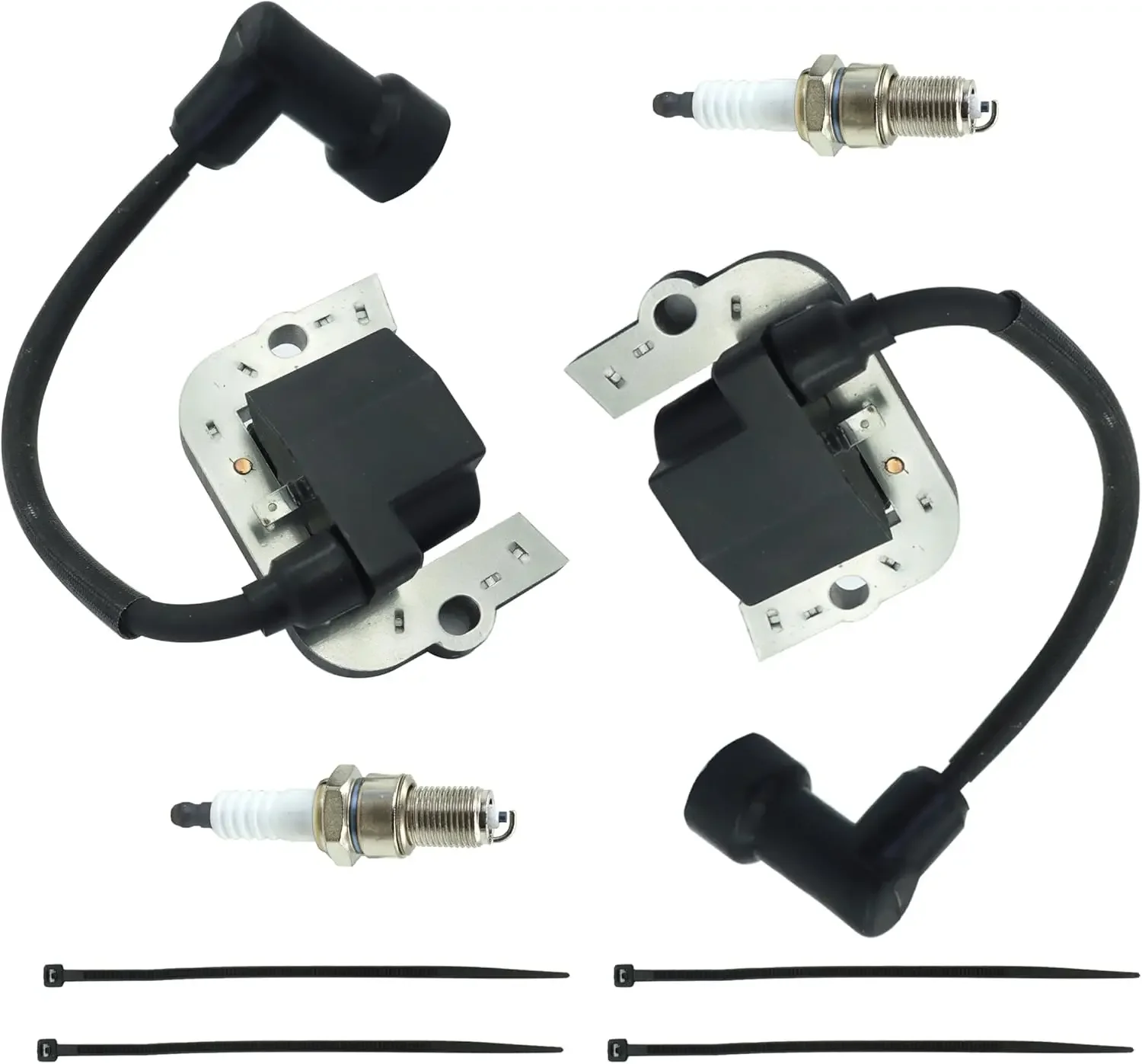 2 Pack of 139-0720 136-7883 Ignition Coil Module Compatible with Toro TimeCutter Exmark Series Riding Lawn Mowers with Spark plu