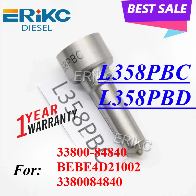 L358PBC L358PBD Common Rail Fuel Sprayer Atomizer L358PBD For 33800-84840 BEBE4D21002 3380084840