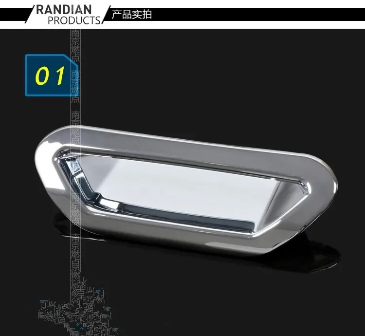 FUNDUOO For Ford Kuga Escape 2013 2014 2015 2016 Chrome Rear Boot Door Tailgate Handle Bowl Cover Trim Sticker Styling
