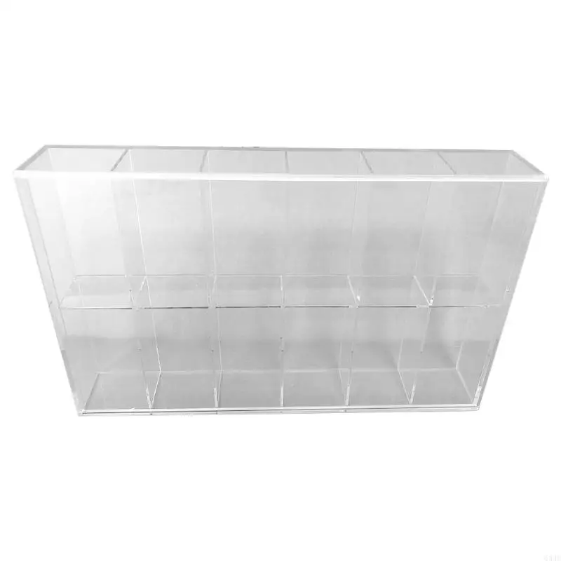 

634C Acrylic Display Show for Case Riser Clear Perspex Box Collectibles Dustproof