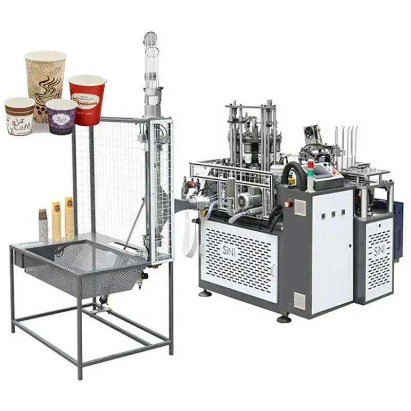 

Disposable Paper Cup Line Fully Automatic Paper Cup Forming Machine Hot Drink Coffee Tea Paper Product Making Machinery America