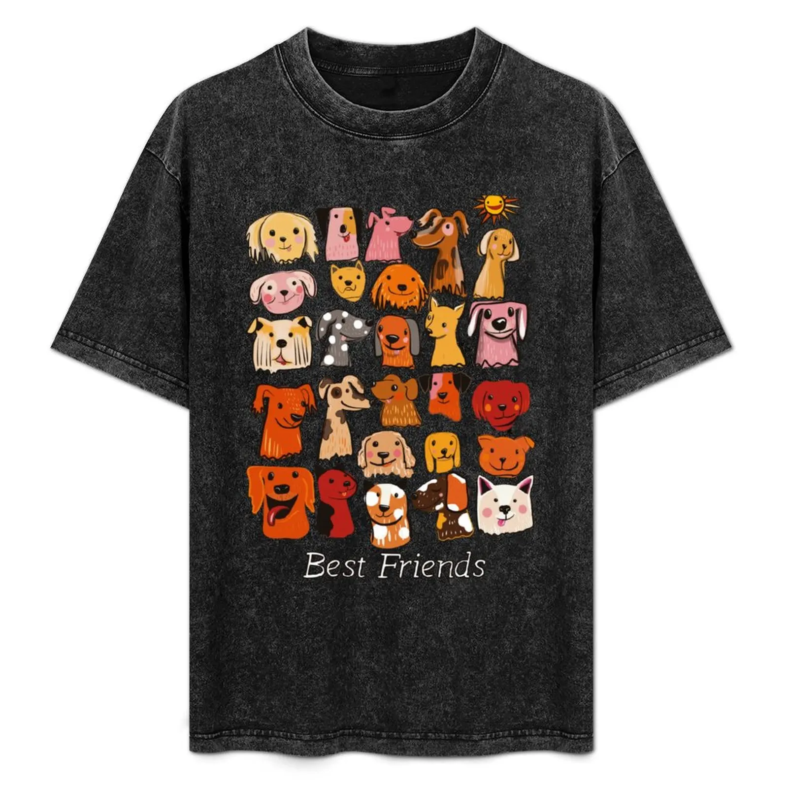 

All of the Doggies at the Park, best friends T-Shirt anime stuff cute tops mens white t shirts