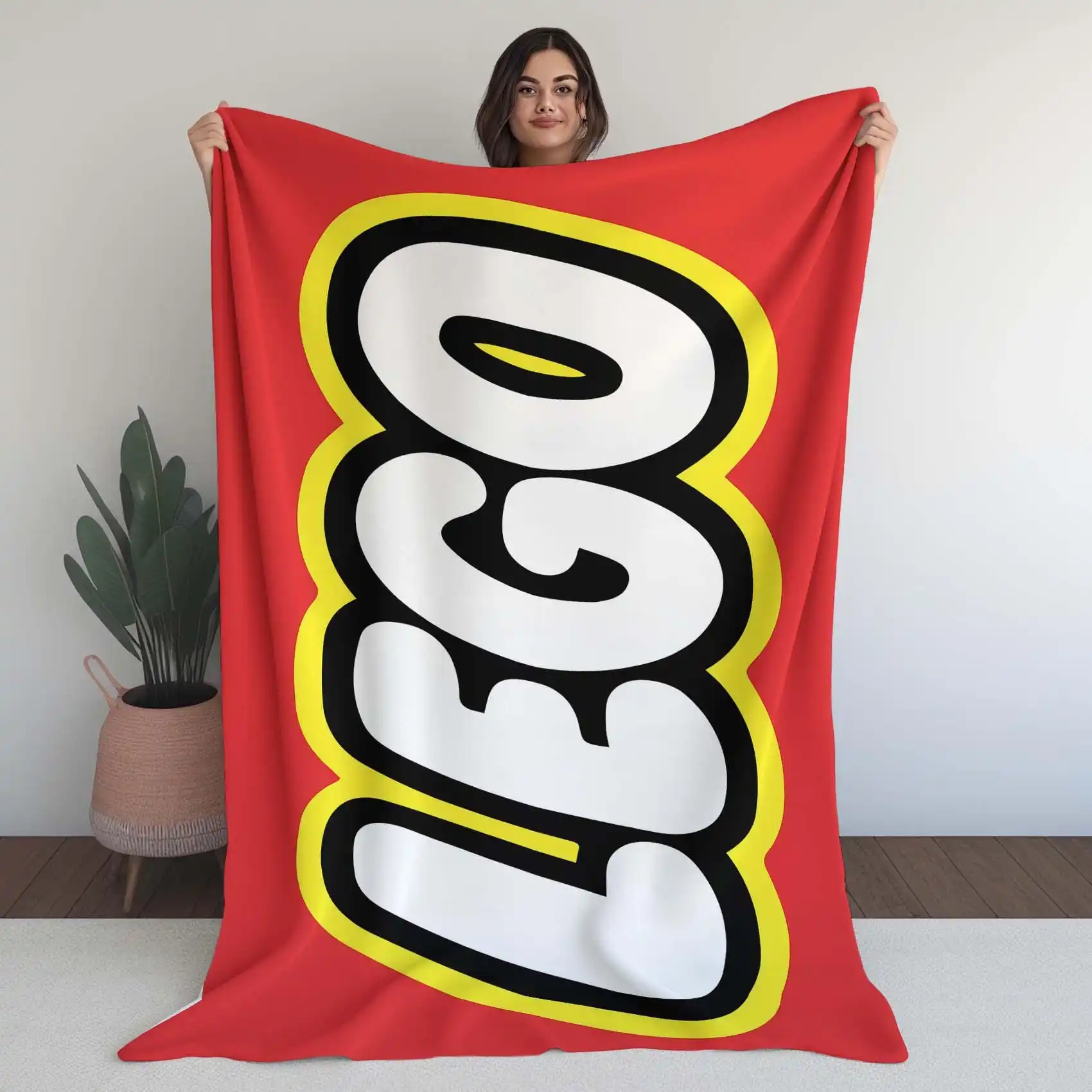 Brick Toy Blanket Building Blocks Throw Blankets and Throws Bedspread on the Bed Linens Home Sofa School Knee Halloween Custom