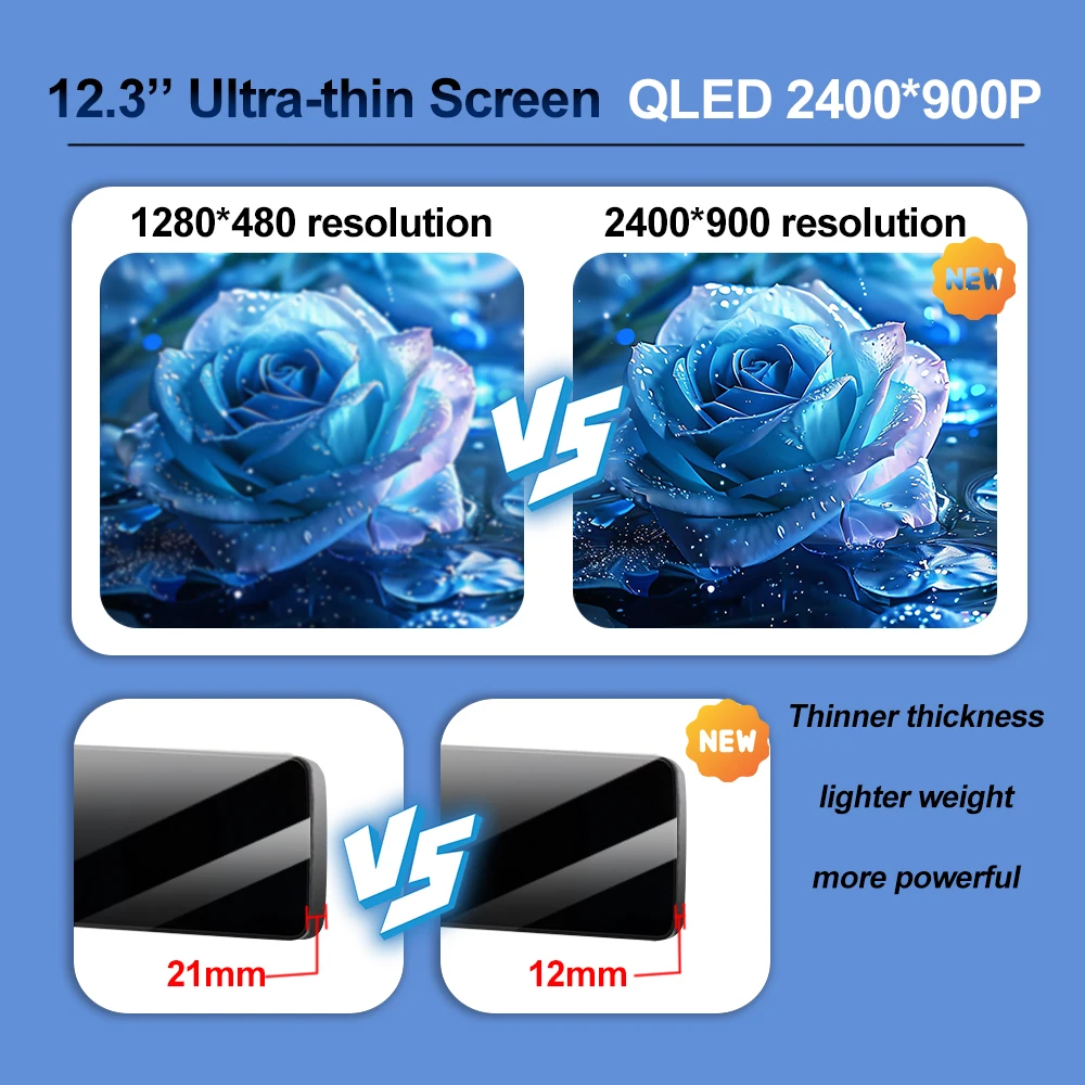 12.3 "GPS الملاحة لتويوتا كامري 2006 -2011 اللاسلكية Carplay أندرويد السيارات BT واي فاي 4G DSP ستيريو QLED شاشة اكسسوارات السيارات #3